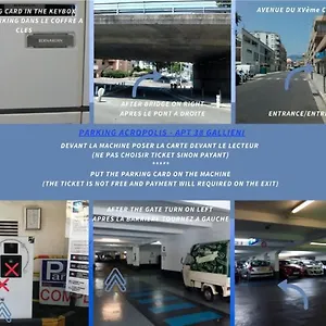Wavebnb Confort, Central, Parking Appartement Nice